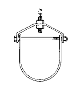 EFIG11096 6" STANDARD CLEVIS HANGER PLAIN