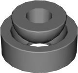 LNABU1G20 M20 (3/4") BEAMCLAMP® HEMISPHERICAL WASHER, HOT DIP GALVANIZED BU1G20