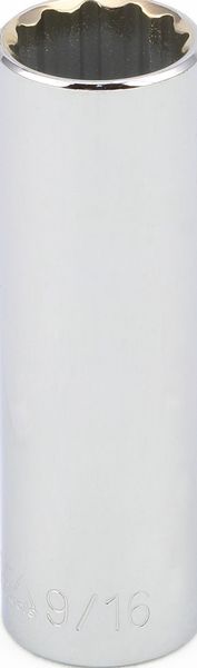BBPS19318 3/8" Drive SAE Socket 9/16" - 3/8" Dr. 12 Pt.SAE Deep Socket  Deep