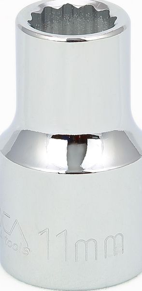 BBPS24211 1/2" Drive Metric Socket 11MM - 1/2" Dr. 12 Pt. Metric Socket Standard