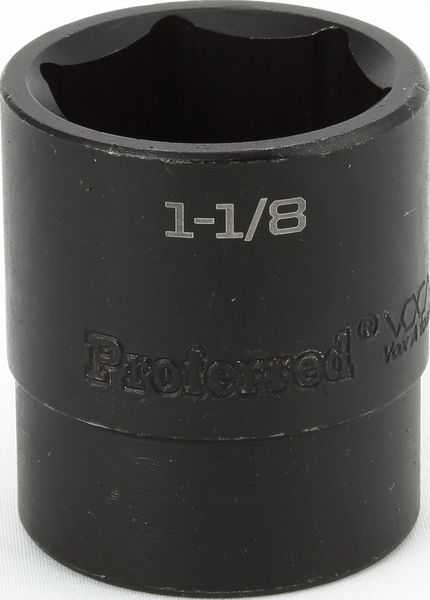 BBPS32036 Impact 1/2" Drive SAE Socket 1-1/8" - 1/2" Dr. 6 Pt. SAE Impact Socket Impact