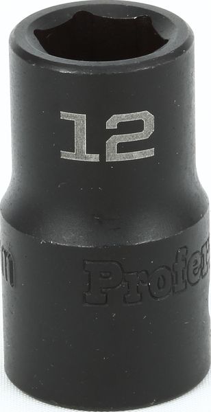 BBPS33012 Impact 1/2" Drive Metric Socket 12MM -1/2" Dr. 6 Pt. Metric Impact Socket  Impact