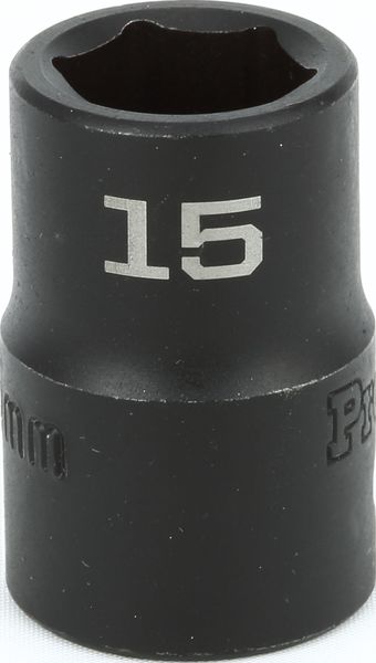 BBPS33015 Impact 1/2" Drive Metric Socket 15MM -1/2" Dr. 6 Pt. Metric Impact Socket  Impact
