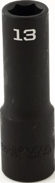 BBPS33113 Impact 1/2" Drive Metric Socket 13MM - 1/2" Dr. 6 Pt. Metric Deep Impact Socket Deep Impact