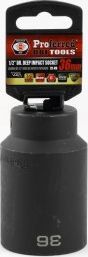 BBPS33136 Impact 1/2" Drive Metric Socket 36MM - 1/2" Dr. 6 Pt. Metric Deep Impact Socket Deep Impact