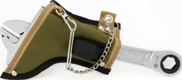 BBPT10001 Proferred Mining Adjustable Wrench w/ Hammer, Chrome Finish 12" Length Chrome Finish
