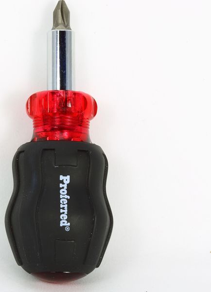 BBPT29001 Interchangeable Bit Screwdriver Sets PH: #1, #2; SL: 3/16", 1/4"; Nut: 1/4" 5 in 1 Stubby Bit