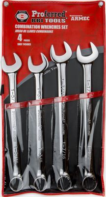BBPT45003 PROFERRED COMBINATION WRENCH SET (4 PCS) 1-5/16", 1-3/8", 1-7/16", 1-1/2" 4 PIECE SET