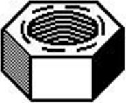 3/4-16 SLOTTED HEX NUT P GRADE 8