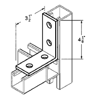4-HOLE CORNER ANGLE  3-1/2X4-1/8 ZINC