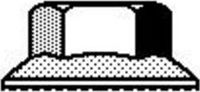 M8-1.25 FLANGE HEX NUT PLAIN
