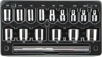 BBPS06001 Proferred 3/8" Drive Standard SAE Socket Set 15 Piece 3/8" Drive SAE 6 Point Socket Set Standard