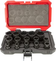BBPS11001 Proferred 1/2" Drive Impact SAE Socket Set 15 Piece 1/2" Drive SAE 6 Point Impact Socket Set Impact