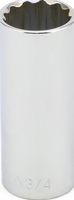 3/8&quot; Drive SAE Socket 3/4&quot; - 3/8&quot; Dr. 12 Pt.SAE Deep Socket  Deep