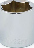 3/8&quot; Drive Metric Socket 22MM - 3/8&quot; Dr. 6 Pt. Metric Socket Standard