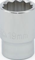 1/2&quot; Drive Metric Socket 19MM - 1/2&quot; Dr. 12 Pt. Metric Socket Standard