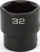Impact 1/2&quot; Drive Metric Socket 32MM -1/2&quot; Dr. 6 Pt. Metric Impact Socket  Impact