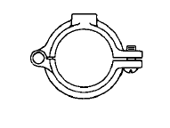 2-1/2 SPLIT RING HANGER COPPER-GARD (HINGED)
