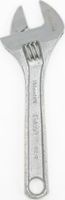 Proferred Standard Adjustable Wrench, Chrome Finish 4&quot; Length Chrome Finish