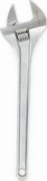 Proferred Standard Adjustable Wrench, Chrome Finish 18&quot; Length Chrome Finish