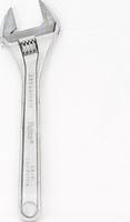 Proferred Standard Adjustable Wrench, Chrome Finish 10&quot; Length Chrome Finish