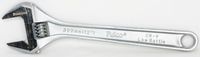 Proferred Standard Adjustable Wrench, Chrome Finish 12&quot; Length Chrome Finish