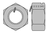 1/2-13 2H ANCO LOCKNUT HDG