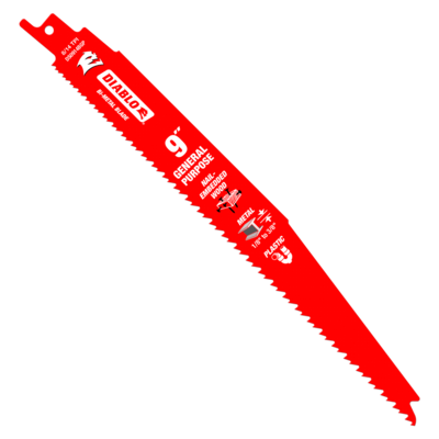 DIABLODS0914BGP25 9" 8/14 TPI BI-METAL RECIP BLADE (25 PACK)
