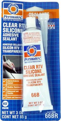 PX80050 3OZ PERMATEX CLEAR SILICONE SEALANT