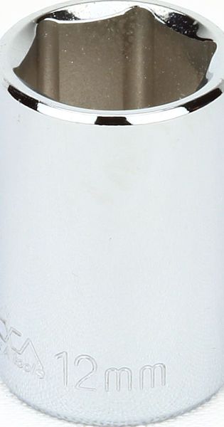 BBPS16012 1/4" Drive Metric Socket 12MM - 1/4" Dr. 6 Pt. Metric Socket Standard