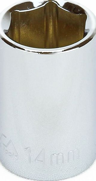 BBPS20014 3/8" Drive Metric Socket 14MM - 3/8" Dr. 6 Pt. Metric Socket Standard