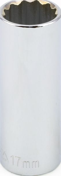 BBPS20317 3/8" Drive Metric Socket 17MM - 3/8" Dr.12 Pt. Metric Deep Socket Deep