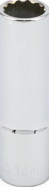 BBPS24314 1/2" Drive Metric Socket 14MM - 1/2" Dr. 12 Pt. Metric Deep Socket Deep