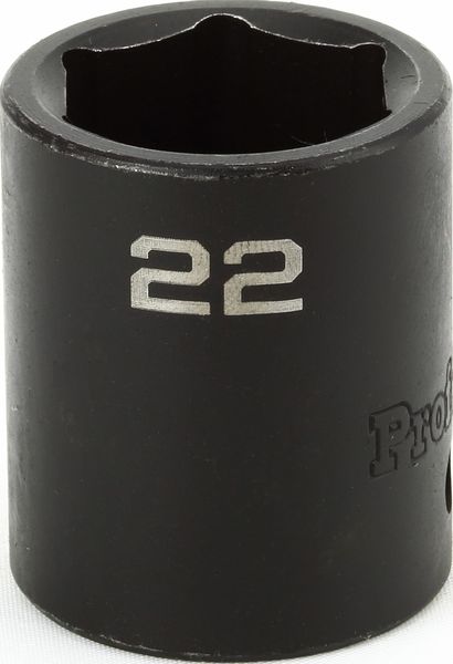 BBPS33022 Impact 1/2" Drive Metric Socket 22MM -1/2" Dr. 6 Pt. Metric Impact Socket  Impact