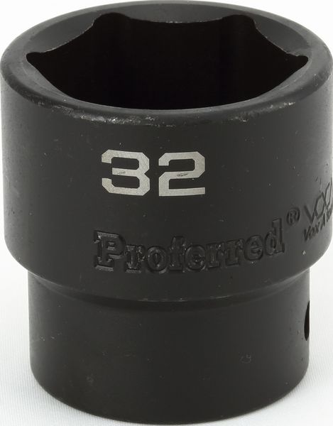 BBPS33032 Impact 1/2" Drive Metric Socket 32MM -1/2" Dr. 6 Pt. Metric Impact Socket  Impact