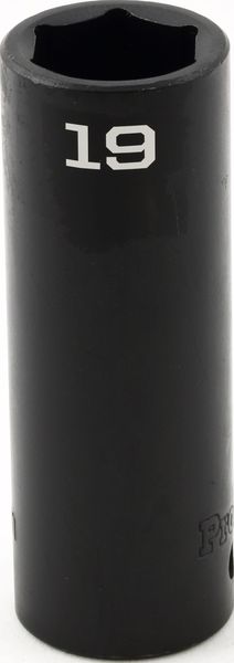 BBPS33119 Impact 1/2" Drive Metric Socket 19MM - 1/2" Dr. 6 Pt. Metric Deep Impact Socket Deep Impact
