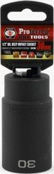 BBPS33130 Impact 1/2" Drive Metric Socket 30MM - 1/2" Dr. 6 Pt. Metric Deep Impact Socket Deep Impact