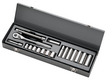 BBPS50012 USA Socket Master Set ARM 18 Piece 3/8" Dr. Socket Master Set (SAE 12 Pt Stnd & Deep) 3/8" Drive
